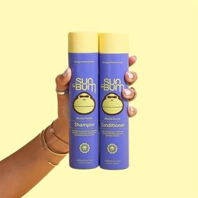 img 2 attached to 🌞 Sun Bum Blonde Shampoo: UV Protection and Cruelty-Free Color Enhancing Hair Wash for Blondes (10 Oz)