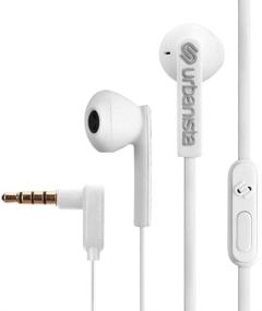 img 2 attached to 🎧 Urbanista San Francisco Dynamic Ear-Pods with Call-Handling, Microphone, and 3.5mm Stereo Input - Fluffy Cloud