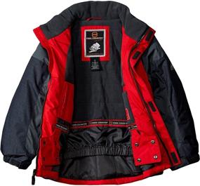 img 1 attached to 🧥 Heavyweight Red-Panel Coat for Free Country Boys