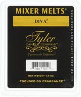 diva scent mixer melts by tyler candles: indulge in luxury fragrance fusion logo