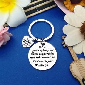 img 2 attached to 💕 Daughter Keychain: A Perfect Gift for Her Wedding and Christmas, Symbolizing Appreciation