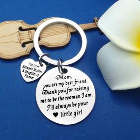 img 3 attached to 💕 Daughter Keychain: A Perfect Gift for Her Wedding and Christmas, Symbolizing Appreciation