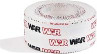 war ez rip sports tape: versatile tape for boxing, mma, muay thai, kickboxing - half inch, one inch, one and half inch logo