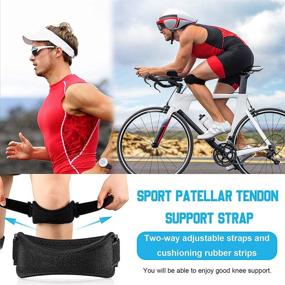 img 1 attached to Patellar Adjustable Stabilizer Volleyball Basketball