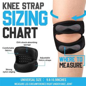 img 2 attached to Patellar Adjustable Stabilizer Volleyball Basketball