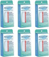 🦷 dental floss with threader and thick proxy brush for daily care of periodontal disease and gum health - orthodontic flossers for braces and teeth, periodontal floss by proxysoft, pack of 6 logo