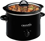 🥘 мультиварка crock-pot 2-qt round manual, черная (scr200-b): идеальная классическая кухонная техника для ароматных блюд! логотип