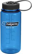 🌍 nalgene sustain tritan bpa-free water bottle: eco-friendly 16 oz wide mouth, crafted from 50% recycled plastic waste logo