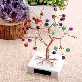 img 3 attached to Top Plaza Healing Crystals Figurine Home Decor in Artificial Plants & Flowers