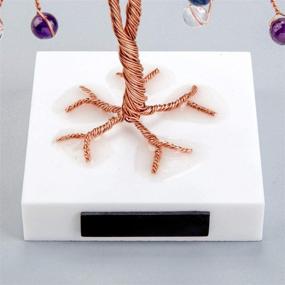 img 1 attached to Top Plaza Healing Crystals Figurine Home Decor in Artificial Plants & Flowers