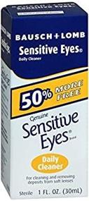 img 2 attached to Bausch & Lomb Sensitive Eyes Daily Cleaner - 3-Pack of 1-Ounce Bottles (Packaging May Vary)