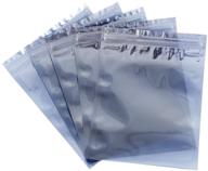 📦 premium 50pcs antistatic resealable bags, 15x20cm, for ssd hdd & electronic devices logo