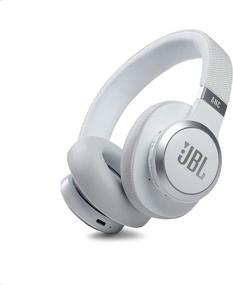 img 4 attached to White JBL Live 660NC Wireless Over-Ear Noise Cancelling Headphones - Long Lasting Battery, Voice Assistant