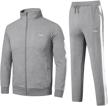 cotrasen tracksuit athletic outdoor sweatsuit men's clothing for active logo
