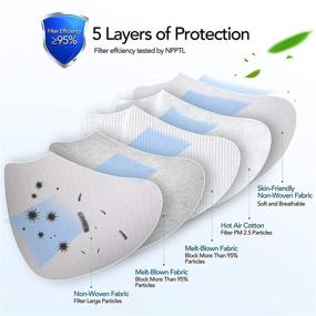 img 2 attached to YUIKIO Protective Efficiency≥95 Disposable Respirator