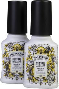 img 4 attached to 💩 Poo-Pourri Оригинальный аромат 2 унции Туалетный спрей - Набор из 2 для предотвращения запахов в ванной