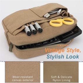 img 3 attached to MoKo Crossbody Detachable Versatile Stationery Organization, Storage & Transport