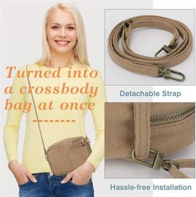 img 1 attached to MoKo Crossbody Detachable Versatile Stationery Organization, Storage & Transport