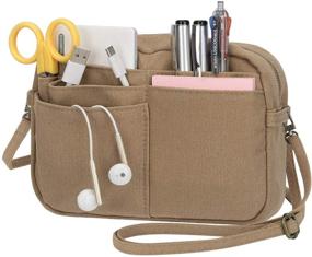 img 4 attached to MoKo Crossbody Detachable Versatile Stationery Organization, Storage & Transport