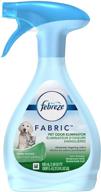 🐾 powerful febreze fabric refresher: pet odor eliminator air freshener (27 fl oz) logo