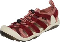 👠 keen womens clearwater sandal: stylish and comfortable black women's shoes logo