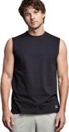ultimate performance sleeveless t-shirt for men by russell athletic: upgraded athletic apparel logo