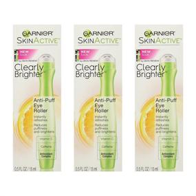 img 3 attached to 👀 Garnier SkinActive Clearly Brighter Анти-Пуфф Гидророллер для глаз: упаковка из 3 штук - избавьтесь от отечности глаз легко.