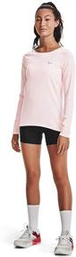 img 4 attached to 🔥 Stay Cool and Protected: Under Armour Women's HeatGear Long Sleeve T-Shirt