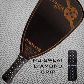 img 1 attached to 🎾 Enhance Your Game with PROLITE No-Sweat Diamond Grip: Perfect for Pickleball, Racquetball, Squash, Tennis, Badminton and More!