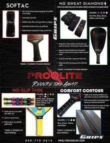 img 3 attached to 🎾 Enhance Your Game with PROLITE No-Sweat Diamond Grip: Perfect for Pickleball, Racquetball, Squash, Tennis, Badminton and More!