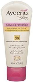 img 1 attached to 🧴 Aveeno Sun Baby Natural Protection SPF 50 Lotion Review: A Gentle and Effective Sunscreen for Infants, 0.225-Pound