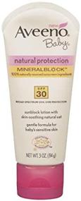 img 2 attached to 🧴 Aveeno Sun Baby Natural Protection SPF 50 Lotion Review: A Gentle and Effective Sunscreen for Infants, 0.225-Pound