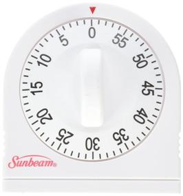 img 1 attached to Efficient Time Management with Sunbeam 408441 61040 Timer: 60 Minutes Integrated