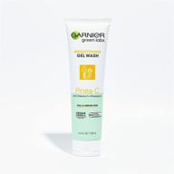 🍍 garnier skinactive green labs brightening gel washable cleanser: vitamin c-infused solution for dull and uneven skin - pinea-c, pineapple, 13.2 fl oz logo