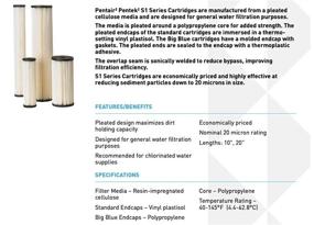 img 1 attached to Pentek S1 Filter Replacement Cartridge - Ensuring Pure Filtration Efficiency