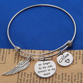 img 1 attached to FEELMEM Memorial Adjustable Wing Charm Sympathy Girls' Jewelry