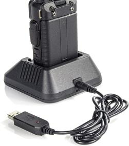 img 3 attached to 🔌 BTECH Smart Зарядное USB преобразовательное кабель для BaoFeng, BTECH BF-F8HP, UV-82HP, UV-5R, UV-5X3 - Совместимо с зарядной базой CH-5, CH-8