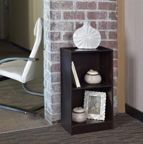 img 2 attached to 📚 29-Inch Truffle Niche Contemporary Bookcase