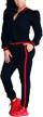 akmipoem casual sleeve tracksuits outfits sports & fitness logo