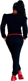 img 3 attached to Akmipoem Casual Sleeve Tracksuits Outfits Sports & Fitness