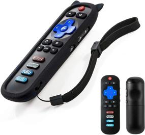 img 3 attached to 📺 Motiexic Remote Control + Black Silicone Case for LG Roku Smart TV 55LF5700 65LF5700