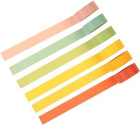 img 1 attached to 36 Rainbow Washi Tapes for DIY Journal 🌈 Planners Scrapbooking, Adhesive School Party Supplies - Washi Masking Tapes