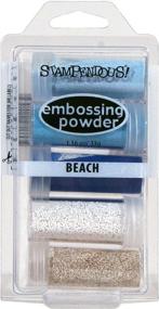 img 1 attached to Beach Embossing Kit - Create Stunning Textured Designs with Stampendous EK22