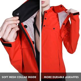 img 1 attached to BALEAF Waterproof Removable Windbreaker Fluorescent Sports & Fitness