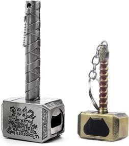 img 4 attached to Брелок для открывания бутылок Nidavellir Mjolnir