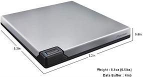img 2 attached to 💿 Portable 6X Blu-ray Burner External Drive Bundle with 100GB M-DISC BDXL and USB Cable - Pioneer BDR-XD07S