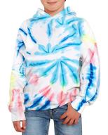 👕 vibrant tie dye sweatshirts for unisex kids with hood and kangaroo pocket - gamisote logo