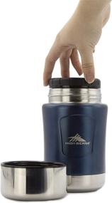 img 2 attached to High Sierra HS1660, 17 oz Food Thermos: Insulated Stainless Steel, 12 Hours Warmth, Leakproof Lid & Serving Bowl, Easy Cleaning - Midnight Blue