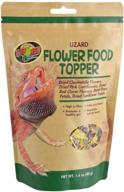 2-pack of zoo med lizard flower food topper, 1.4 oz logo