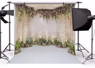 🌸 leyiyi 8x8ft floral wedding ceremony backdrop: 3d hall decoration for engagement & marriage celebration with flower blossom arch door - stunning vinyl studio prop logo